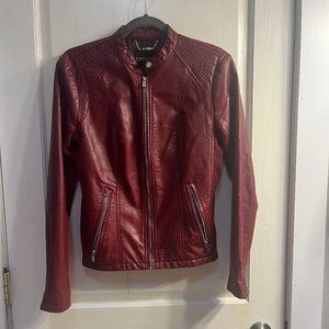 Express Red Moto Jacket